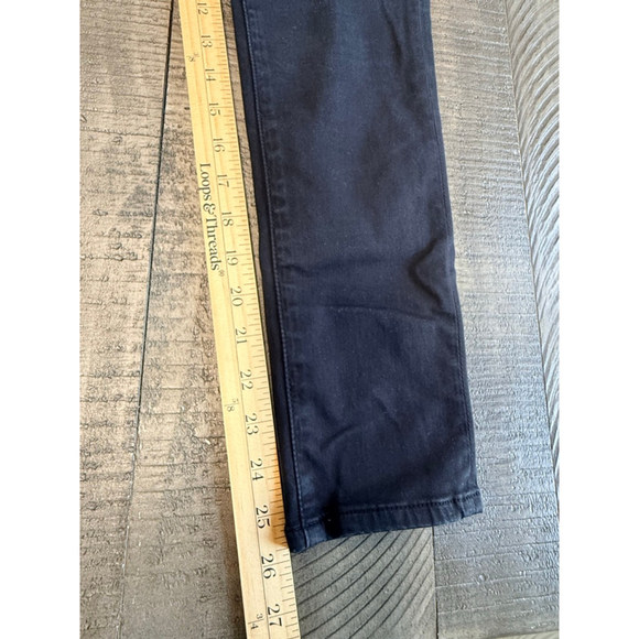 AG Adriano Goldschmied The Abbey Ankle Jeans Black Mid-Rise Super Skinny - Picture 5 of 7